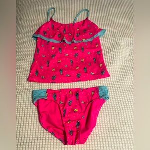 Justice Girls Tankini Swimsuit - Size 20, gently used